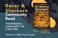 The Anxious Generation: Dover-Sherborn Community Read and Discussion Recording thumbnail Photo