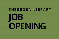 Job Opening, Substitute Library Assistant thumbnail Photo